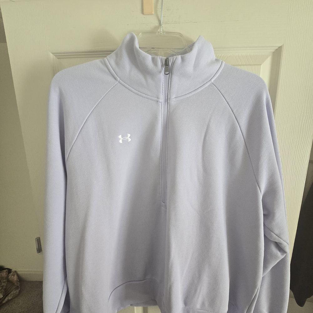 Under Armour Lavender Quarter-Zip Top Womens 2X